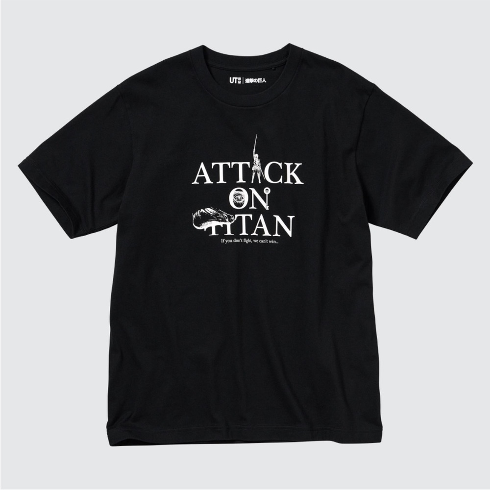 NWT Uniqlo x Attack on Titan Anime Japan T-Shirt XXL